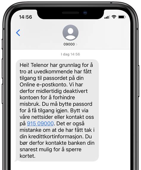 telenor mine meldinger